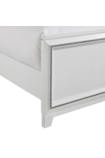 Elements Moondance Transitional King Panel Bed with LED Lighting