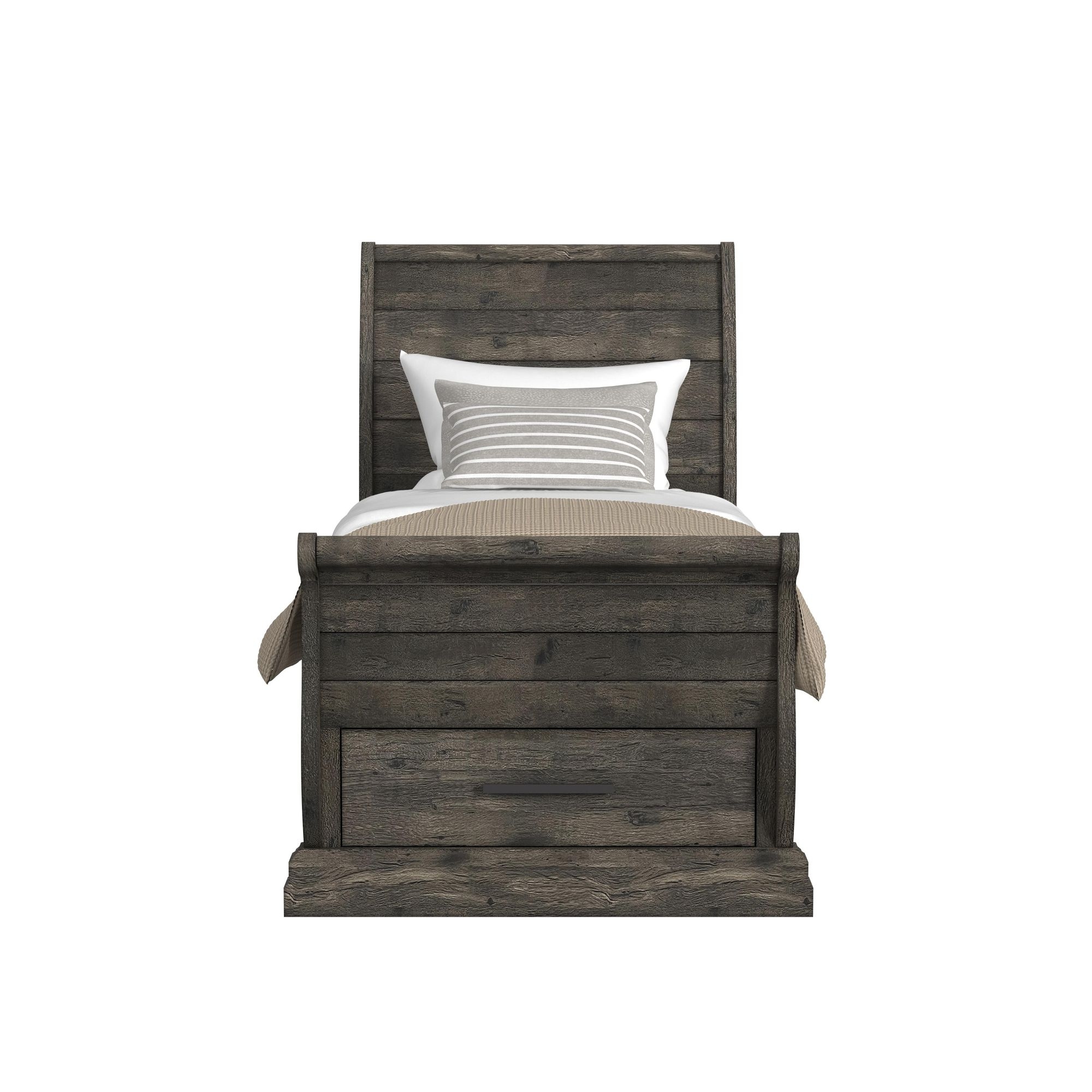 Twin Sleigh Storage Bed