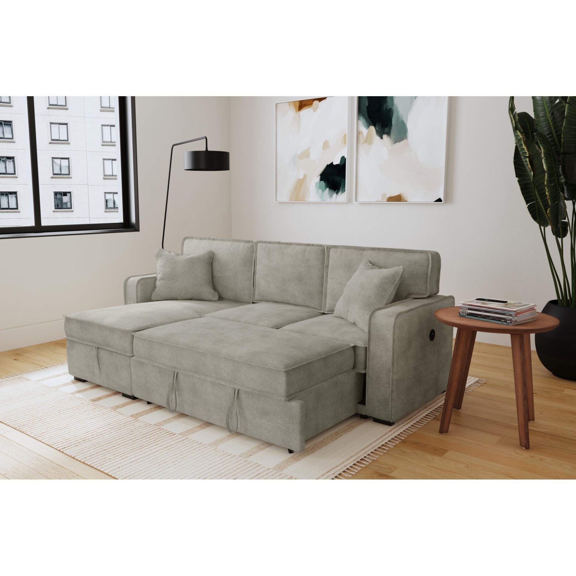 Sectional Lhf Storage Chaise