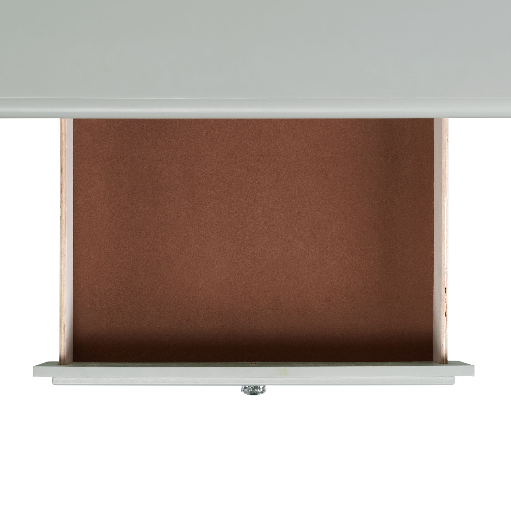 Elements International Jesse Desk w/ Hutch in Grey