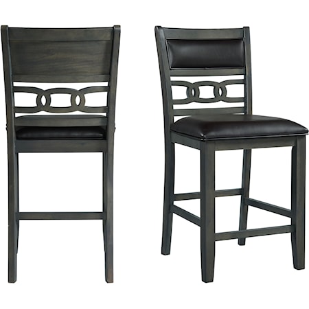 Set of 2 Counter Side Chairs