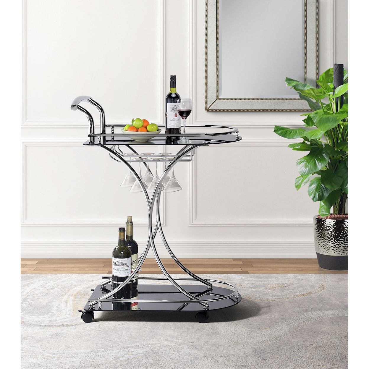 Elements International Arguila Bar Cart