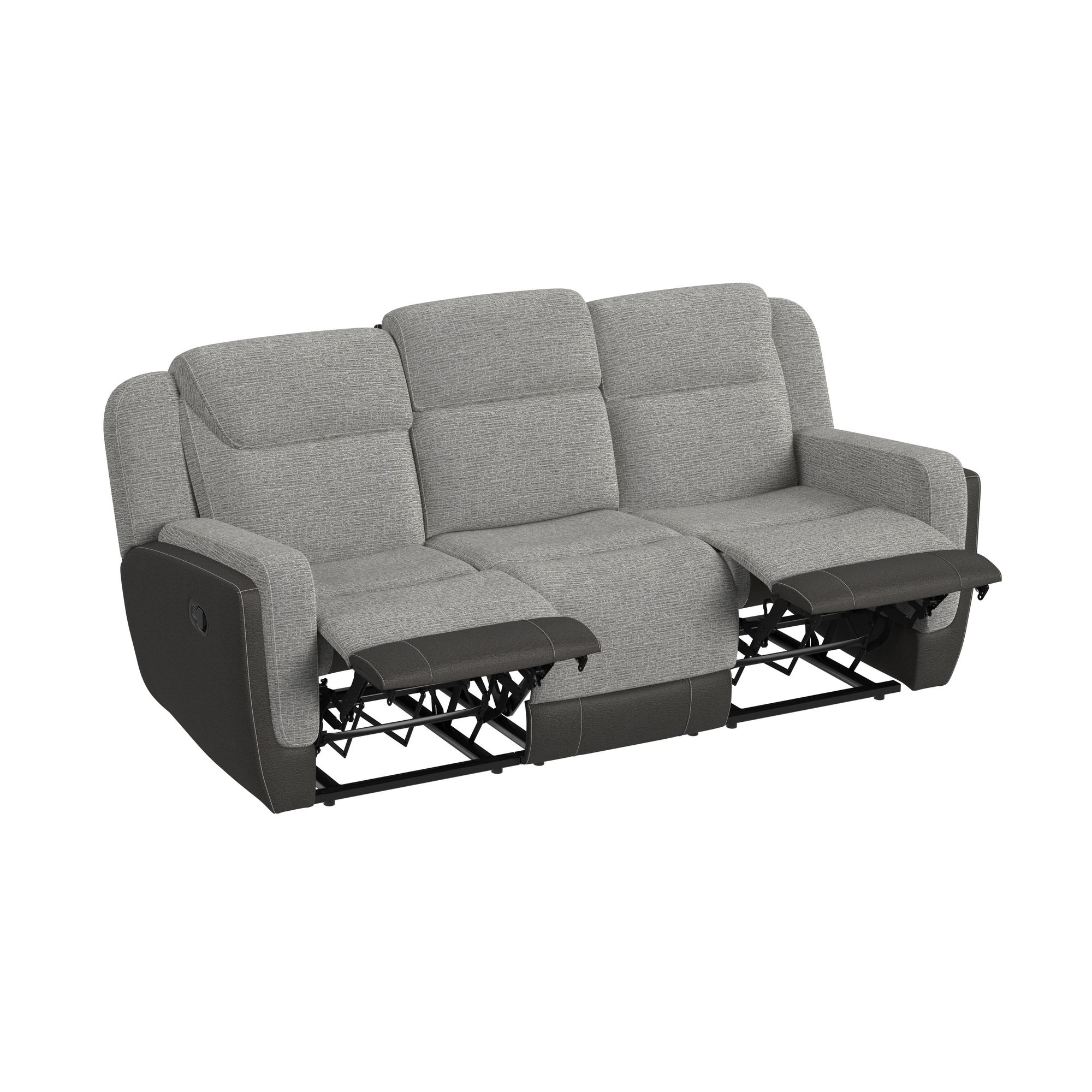 Elements International hornet Hornet Motion Sofa In Rancho Grey