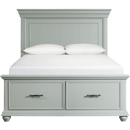 Queen Platform Storage Bed