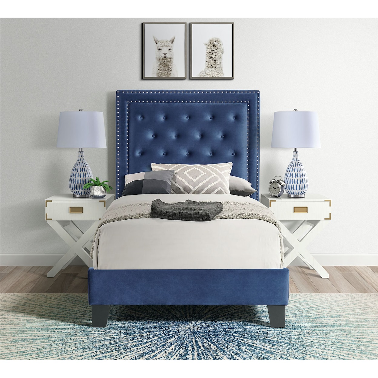 Elements International Tiffany Twin Bed