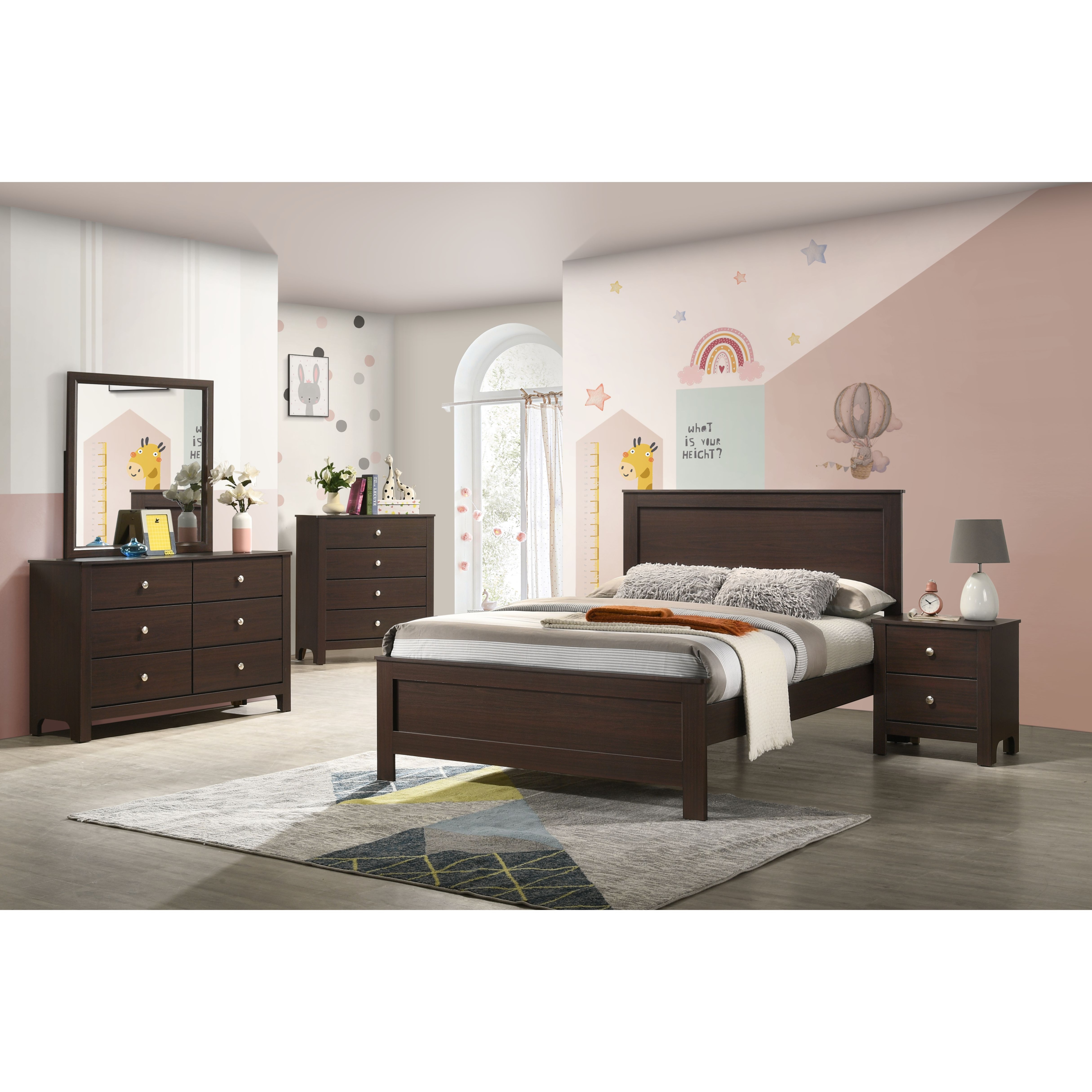5-Piece Full Panel Bedroom Set