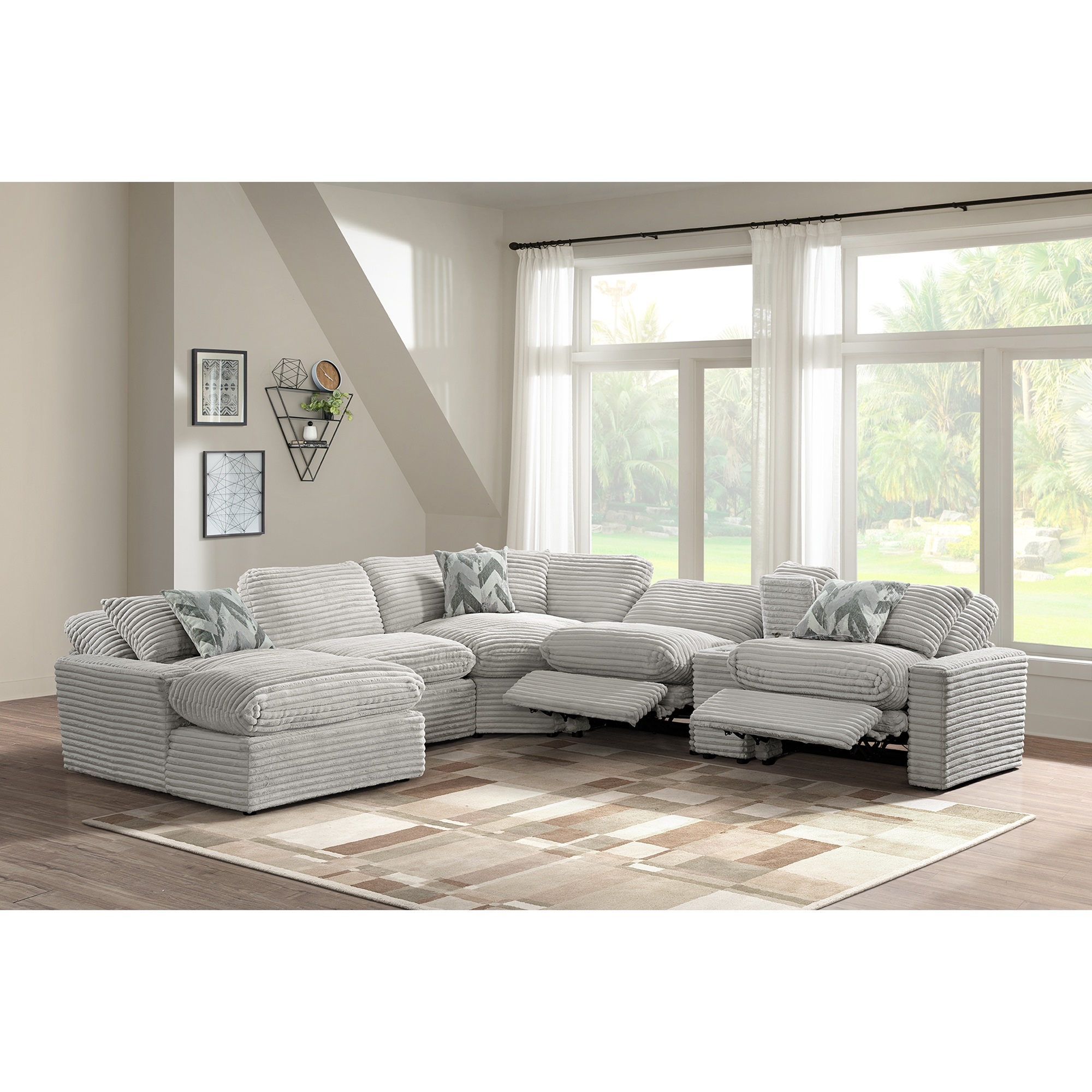 Sectional Rhf Power Motion Recliner
