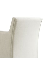 Elements Collins Transitional Upholstered Dining Host Chair