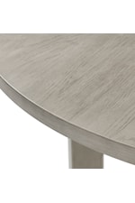 Elements Marly Contemporary Round Gray Counter Height Table with Lazy Susan