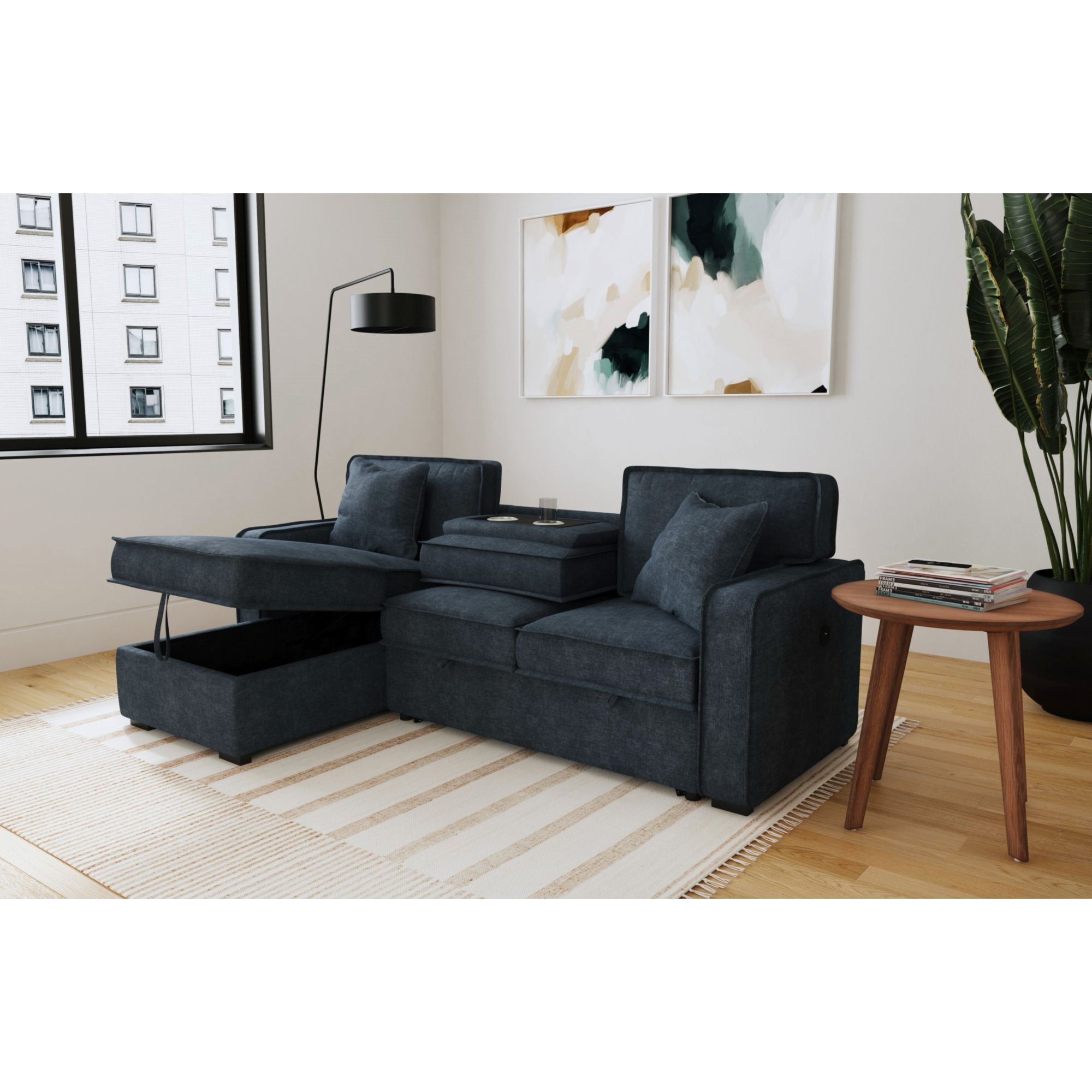 Sectional Lhf Storage Chaise