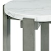 Elements International Rosamel Round End Table