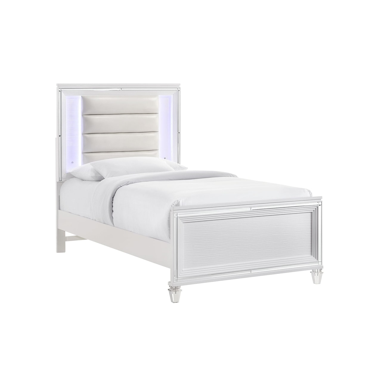 Elements International Twenty Nine Youth Twin Bed White