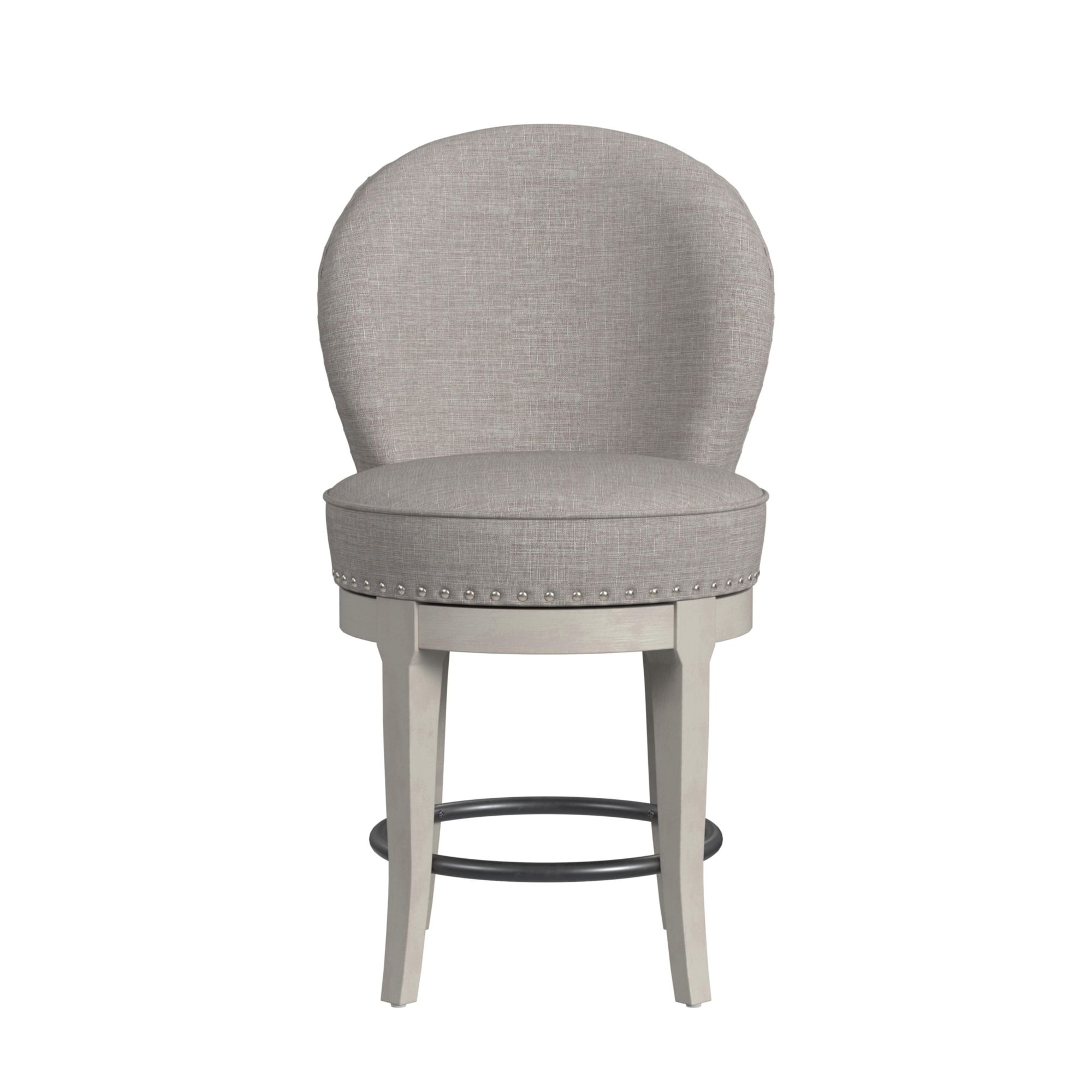 Upholstered Swivel Counter Stool