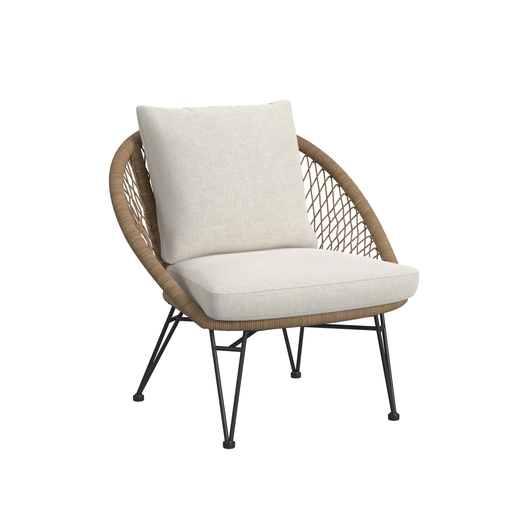 Elements International Grace Outdoor Seating 4Pc Set