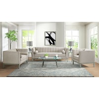 Contemporary 3-Piece Living Room Set