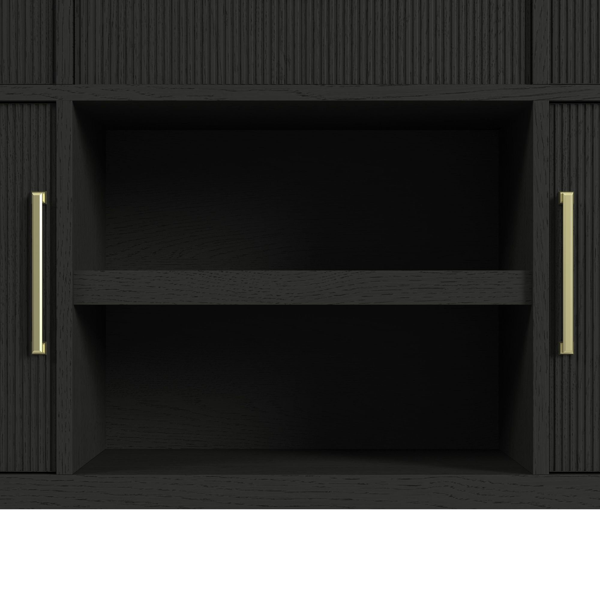 Server In Black With Grain