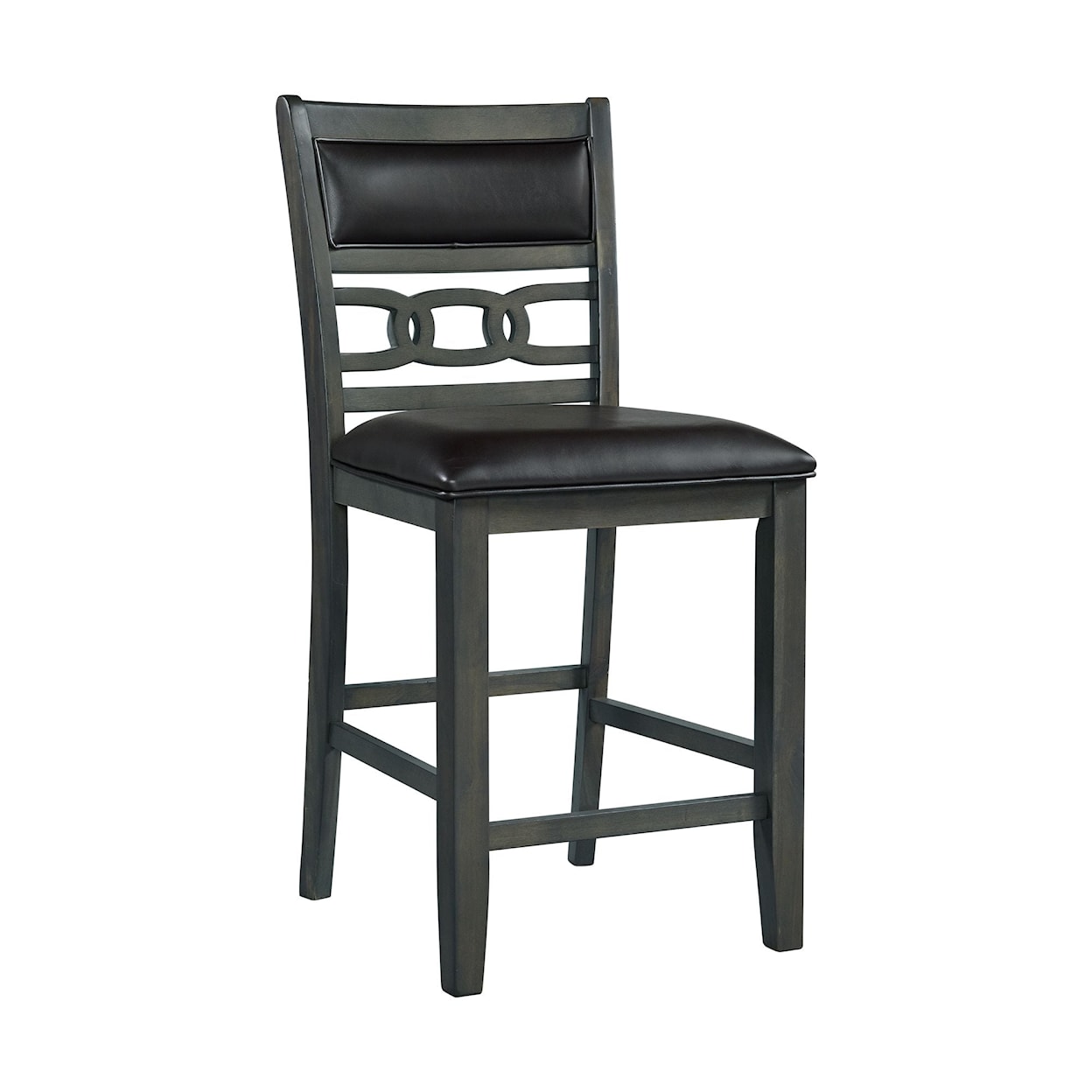 Elements International Amherst Set of 2 Counter Side Chairs