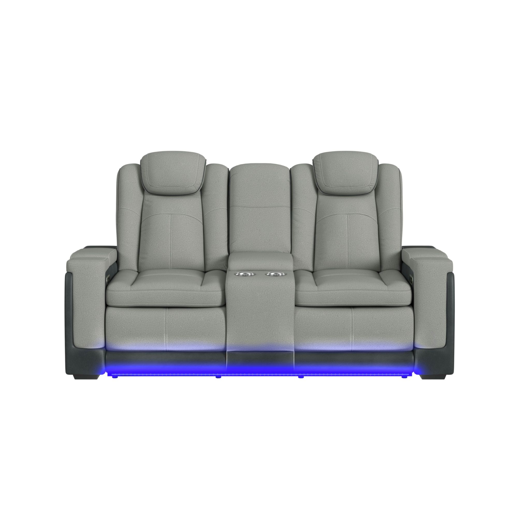Elements International Lantana Power Reclining Loveseat