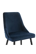 Elements Ben Barstool Contemporary Upholstered Bar Stool