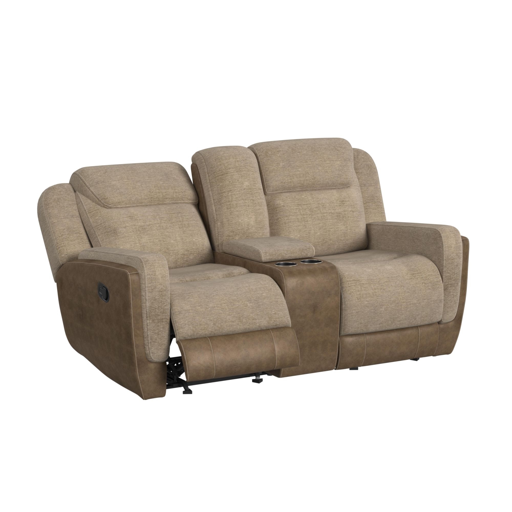 Elements International hornet Motion Glider Loveseat
