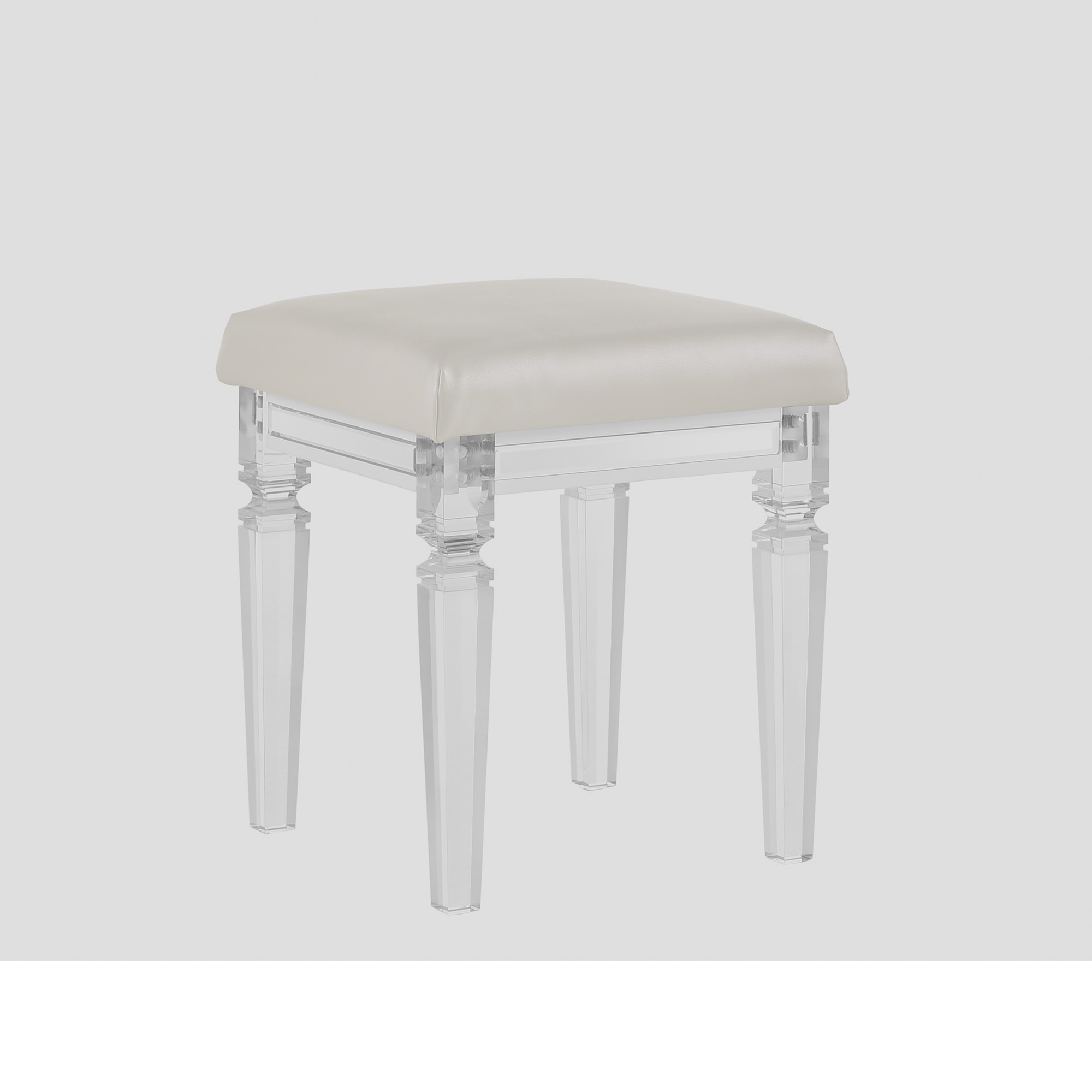 Vanity Set w/LED &amp; USB Plug White