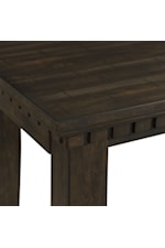 Elements International Morrison Transitional Bar Table and Stool Set with USB Ports