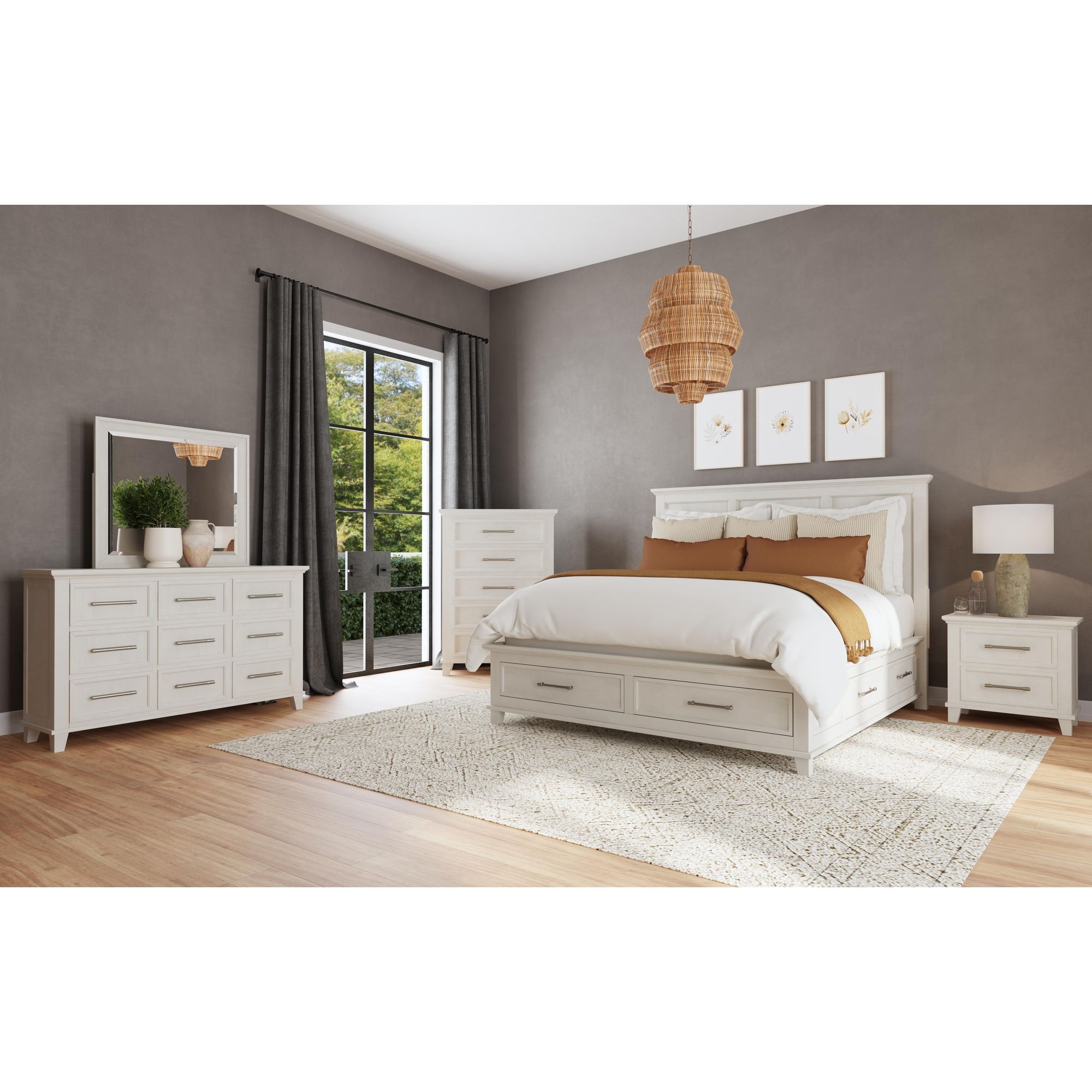 5-Piece King Storage Bedroom Set