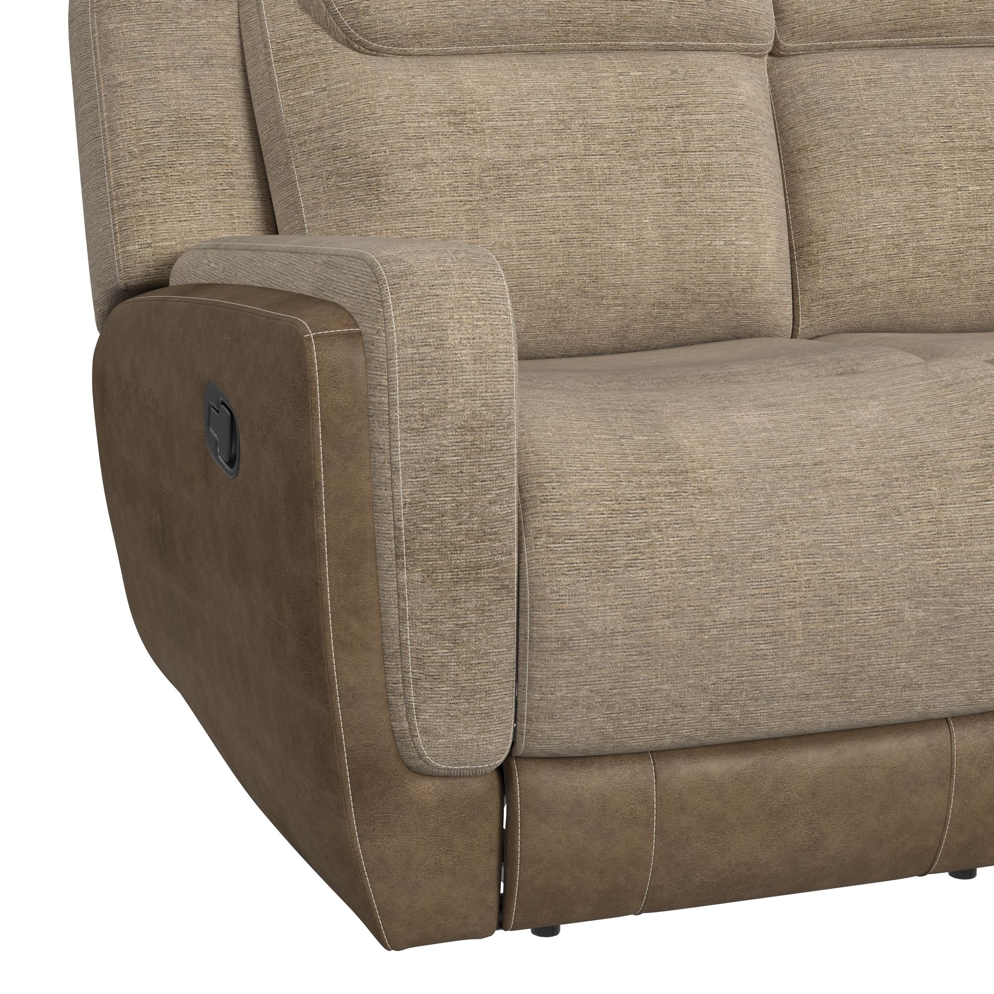 Elements International hornet Hornet Motion Sofa In Rancho Beige