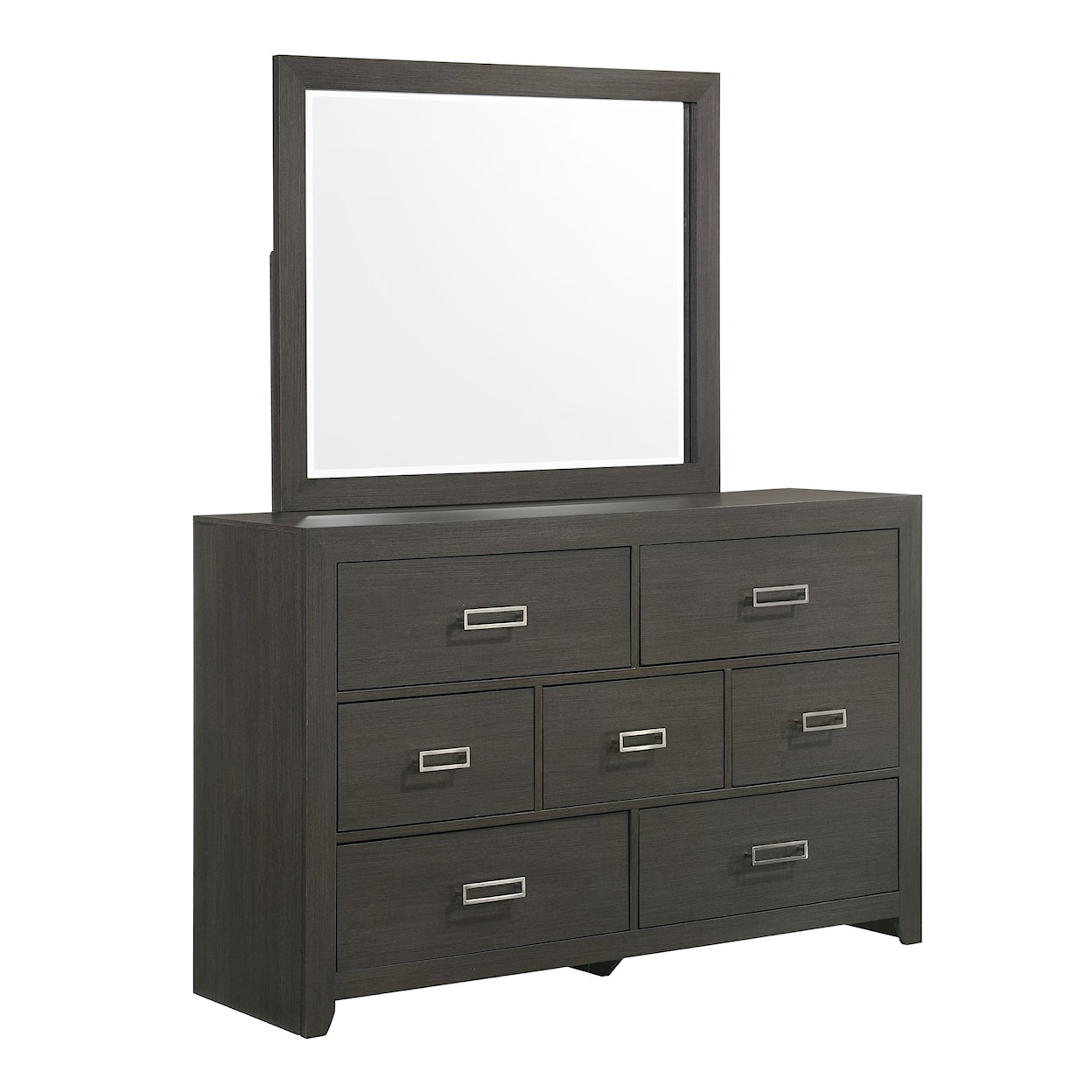 Elements International Sasha Dresser and Mirror Set