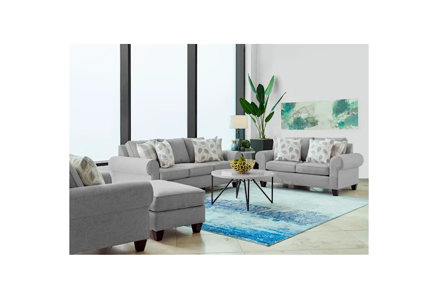 705 Stationary 3-Piece Living Room Set by Elements International at Lynn's Furniture & Mattress
