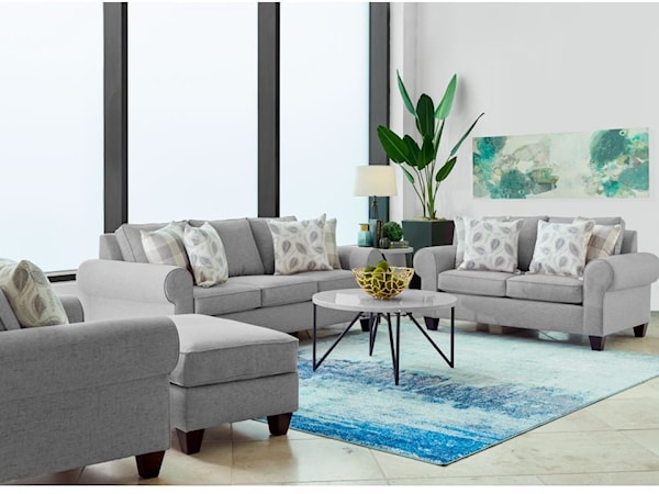 Stationary 2-Piece Living Room Set