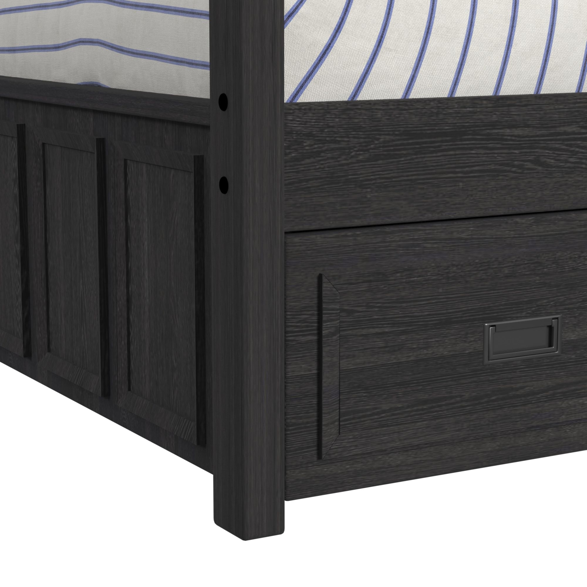 3-Piece Twin Over Twin Bunk Bedroom Set