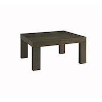 Transitional Square Coffee Table