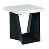 Elements International Beckley BECKY WHITE END TABLE |