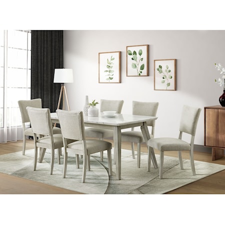 Contemporary 7-Piece Dining Set