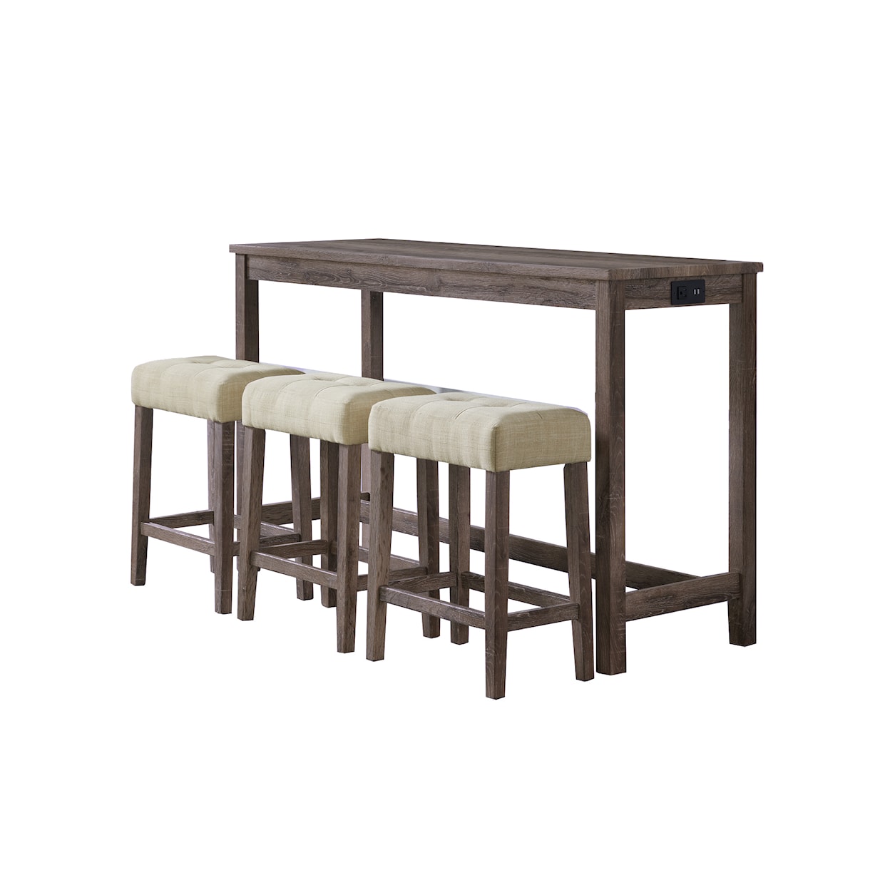 Elements Oak Lawn Counter Height Dining Set 