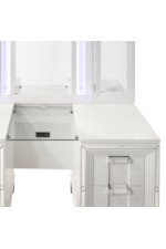 Elements International Twenty Nine Youth Dresser & Mirror Set White