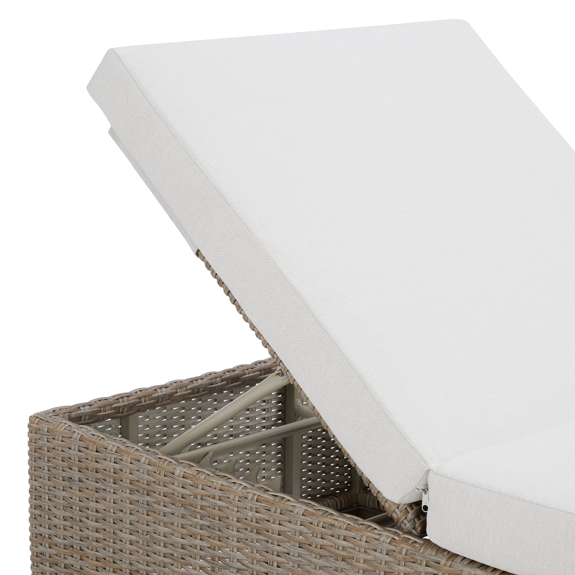 Elements International Ollie Outdoor Chaise Lounge