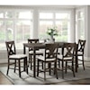 Elements Alvin 7-Piece Counter Height Dining Set 
