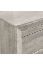 Elements International Ellen Contemporary 2-Drawer Nightstand