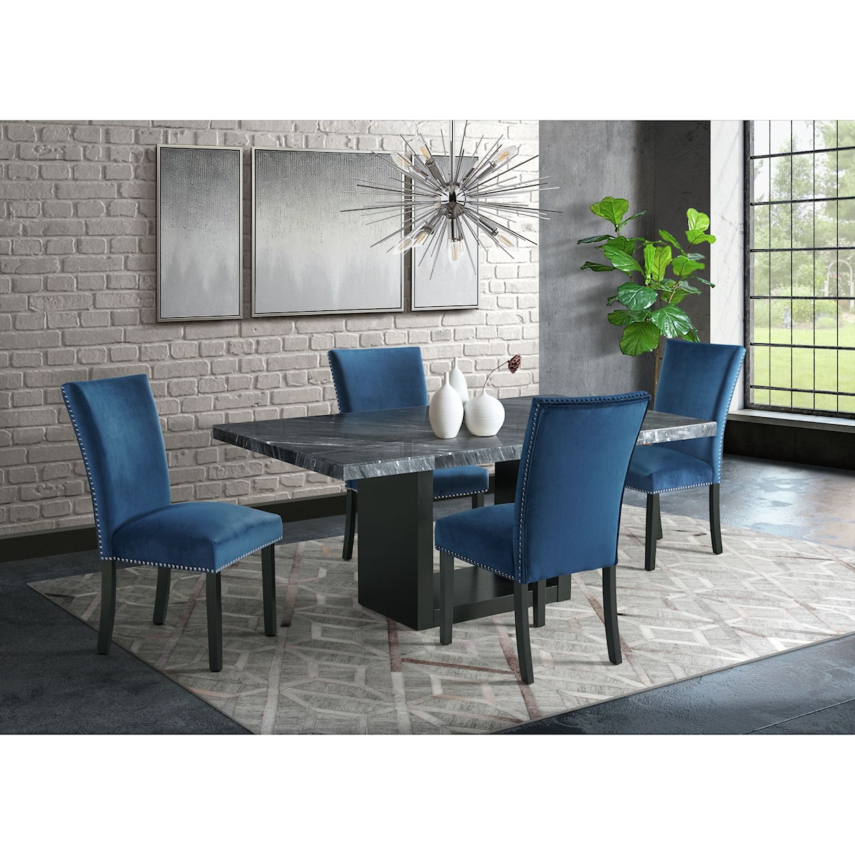 Elements International Valentino Dining Table