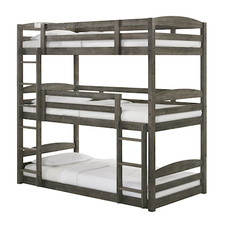 Triple Twin Bunk Bedroom Set