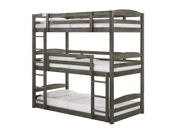 Triple Twin Bunk Bedroom Set