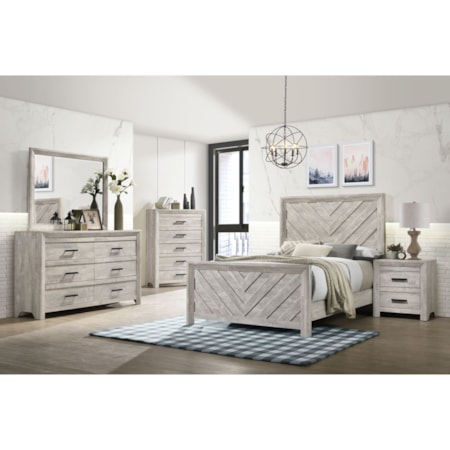 Twin Panel Bed