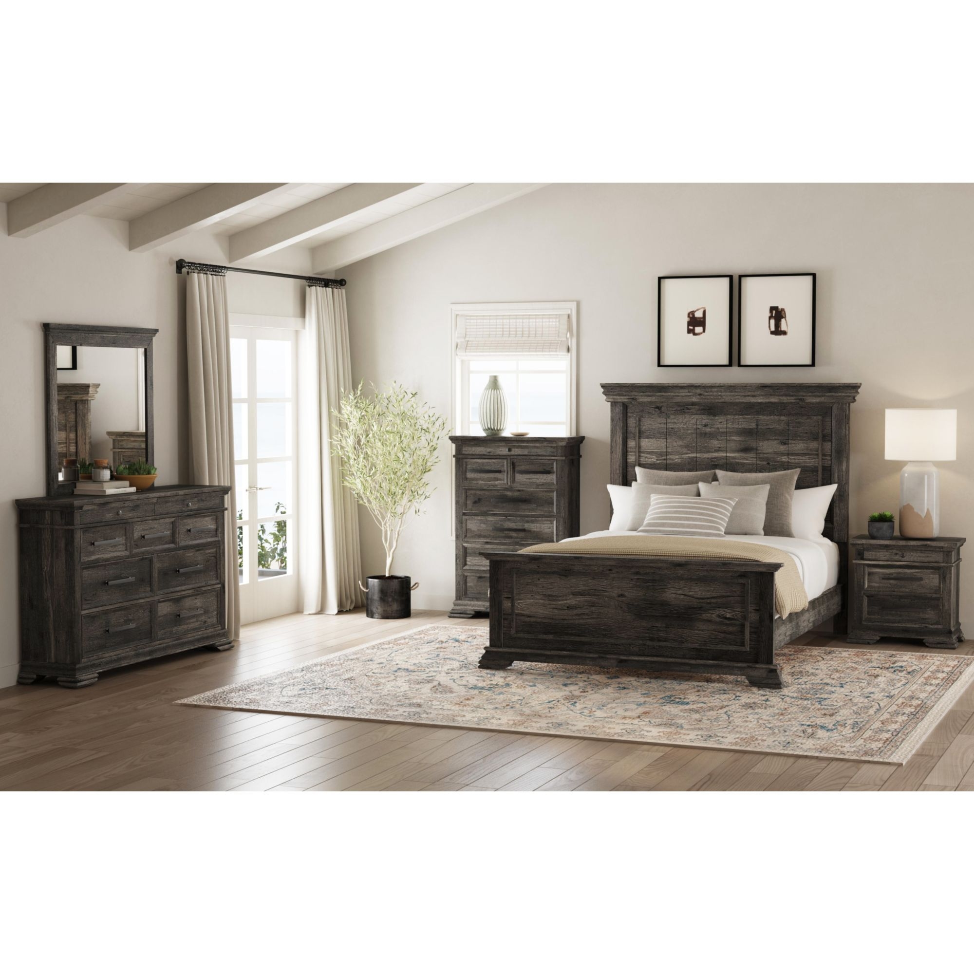 Queen Panel Bed