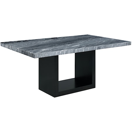 VALENCIA GREY MARBLE DINING TABLE |