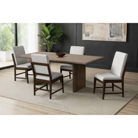 5Pc Standard Height Dining Set