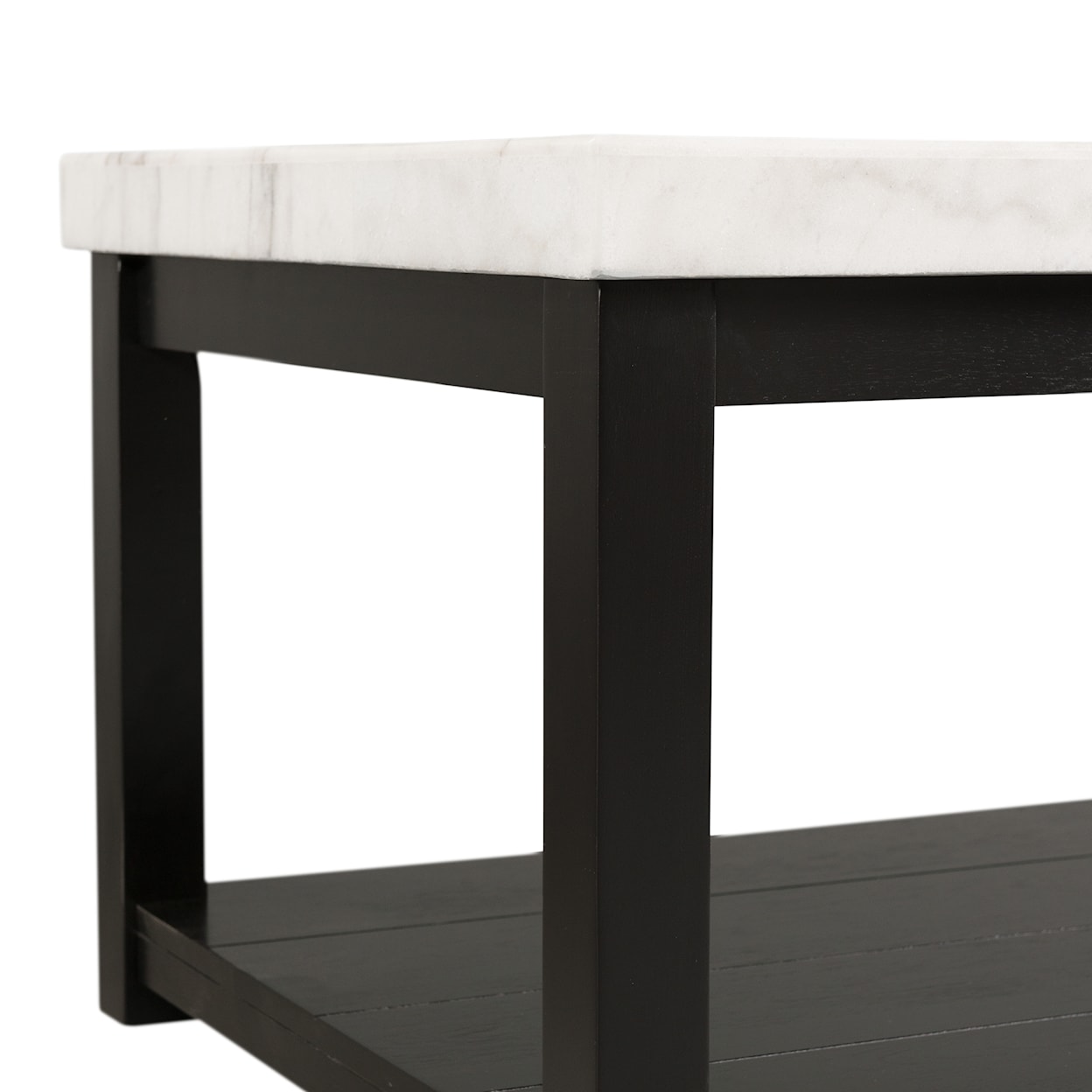 Elements International Marky MARKY RECTANGLE COFFEE TABLE | W/ CASTER