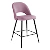 Elements Kendall Black Leg Set of 2 Bar Stools