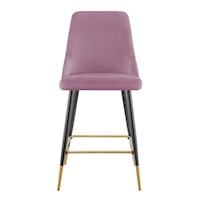 Contemporary Upholstered Bar Stool